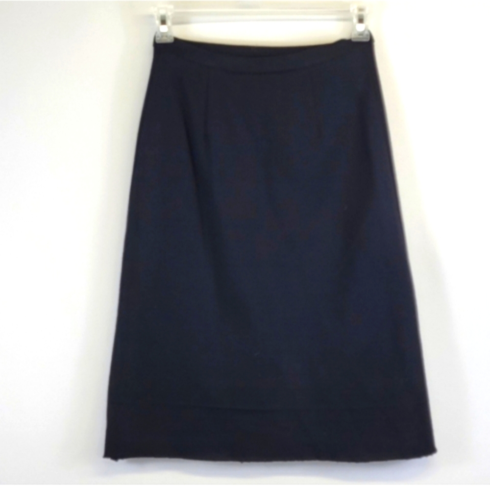 BLEYLE FOR HOOPER Vintage Virgin Wool Black Skirt 10